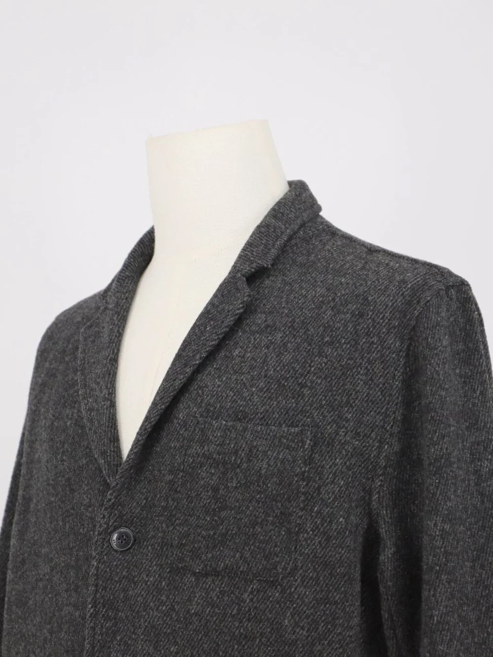 NWT GRAYERS Hutton Wool Twill Sport Coat in Charcoal Size L
